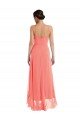 Shop Scoop Neck Ruffle Trimmed High Low Maxi Bridesmaid Dress Sydney