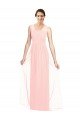 Shop V-Neck Full Length Chiffon Bridesmaid Dress Sydney