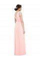 Shop V-Neck Full Length Chiffon Bridesmaid Dress Sydney