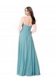 Shop Draped Empire V-Neck Chiffon Bridesmaid Dress Sydney