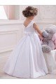 Shop Ivory Ball Gown Bateau Floor Length Flower Girl Dress Sydney