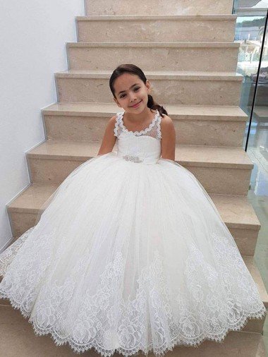 Shop Ivory Ball Gown Floor Length Flower Girl Dress Sydney