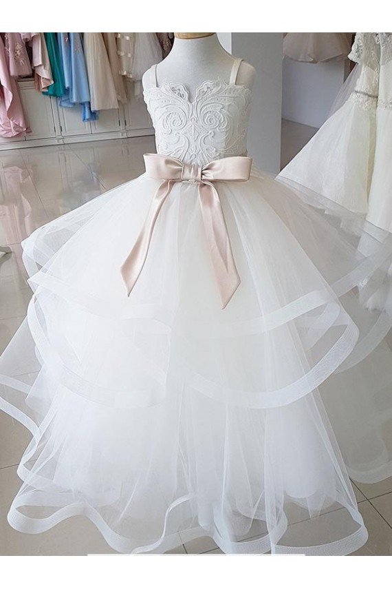 Shop Ivory Ball Gown High Neck Floor Length Flower Girl Dress Sydney