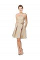 Shop Short Classic Beaded Lace and Satin Bridesmaid Dress with Matching Satin Tie Sash Sydney