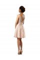 Shop Short Knee Length Lace Bridesmaid Dress with Matching Chiffon Tie Sash Sydney