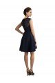 Shop Short V-Neck Lace Cocktail Bridesmaid Dress with Illusion Back Sydney
