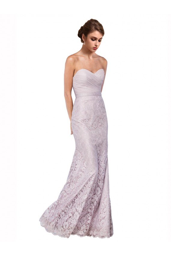 Shop Floor Length Fitted Sweetheart Lace Bridesmaid Dress / Prom Dress Sydney