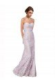 Shop Floor Length Fitted Sweetheart Lace Bridesmaid Dress / Prom Dress Sydney