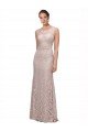Shop Long Sleeveless All Lace Bridesmaid Dress / Prom Dress with Scoop Neckline Sydney