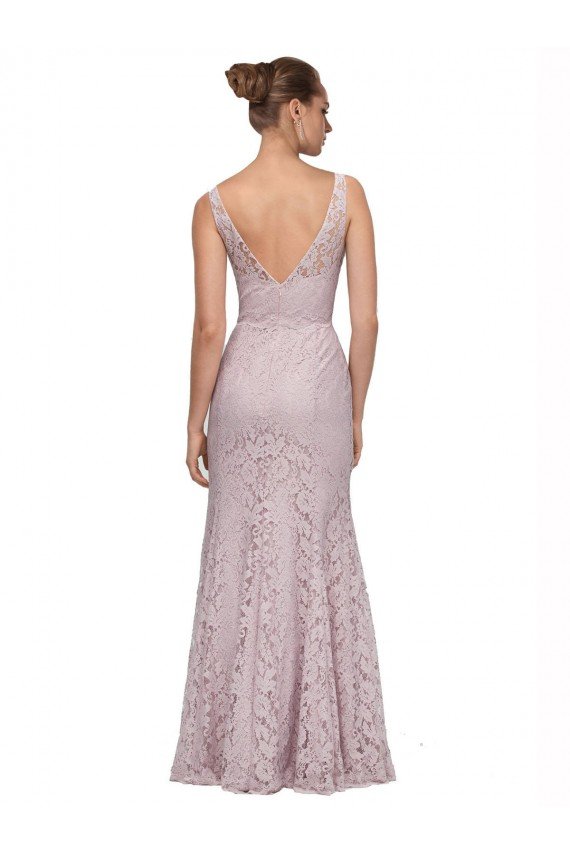 Shop Lace V-Neckline Long Full Length Bridesmaid Dress / Prom Dress Sydney