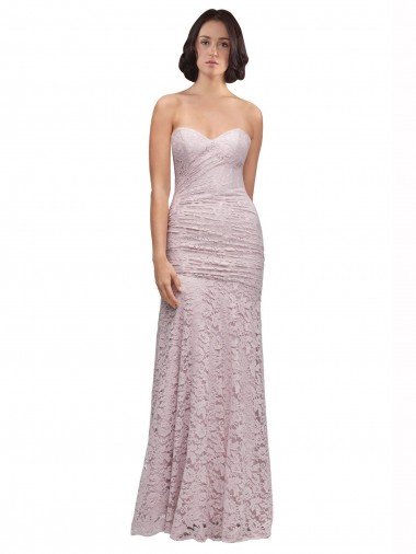 Shop Floor Length Long Mermaid Lace Bridesmaid Dress / Prom Dress with Low Back Sydney