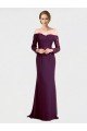 Shop Full Length Long Bridesmaid Dress with Lace Off The Shoulder Bodice Sydney