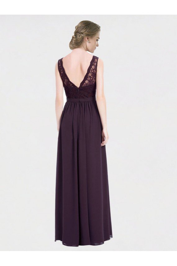 Shop V-Neck Bridesmaid Dress with Corded Lace Bodice Sydney