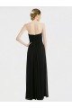 Shop Long Strapless Lace Bodice Bridesmaid Dress with Sweetheart Neckline and Criss-Cross Pleats Sydney