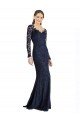 Shop Illusion Long Sleeves Lace Bridesmaid Dress / Prom Dress with Sheer Keyhole Back Sydney