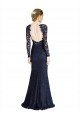 Shop Illusion Long Sleeves Lace Bridesmaid Dress / Prom Dress with Sheer Keyhole Back Sydney