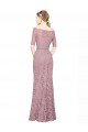 Shop Short Sleeves Crop Top Mermaid Lace Bridesmaid Dress / Prom Dress Sydney
