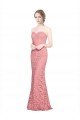 Shop Fitted Sweetheart Mermaid Lace Bridesmaid Dress / Prom Dress Sydney