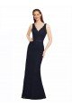 Shop Lace Bridesmaid Dress with Satin Waistband and Open Back Sydney