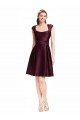 Shop Short Knee Length Lace Cocktail Bridesmaid Dress with Square Neck Sydney