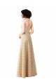 Shop Lace A-Line Long Bridesmaids Dress with Satin Waistband Sydney