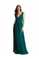 Shop Long A-Line Lace and Chiffon Bridesmaid Dress with Open Back Sydney