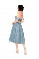 Shop Off the Shoulder Sweetheart Chantilly Lace Midi Length Cocktail Bridesmaid Dress Sydney