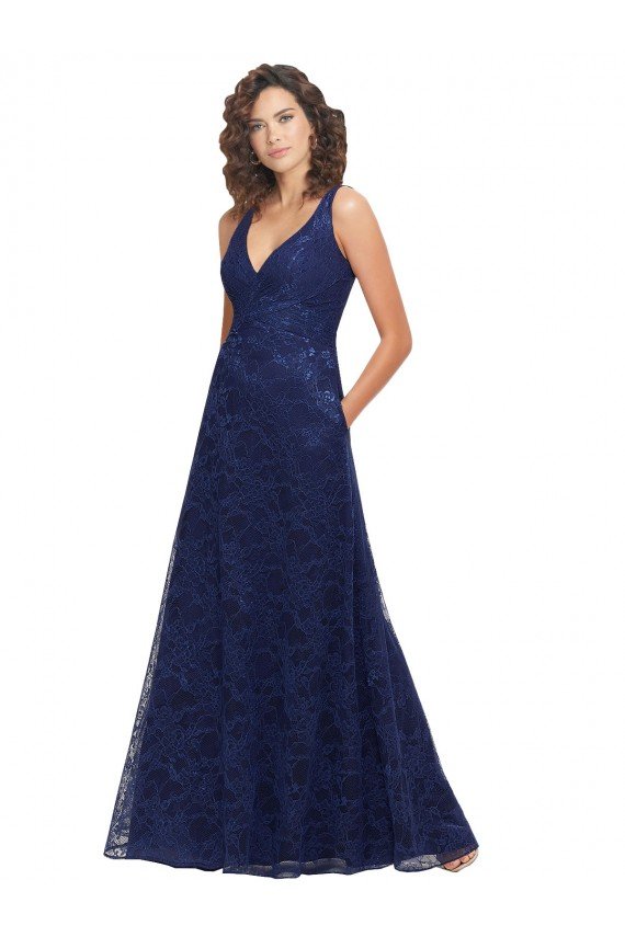 Shop Chantilly Lace V-Neck Bridesmaid Dress Sydney