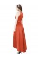 Shop Full Length Halter Satin Bridesmaid Dress with Hi-Low Hem Detail Sydney