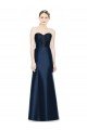Shop Full Length Strapless Satin Bridesmaid Dress with Lace Sweetheart Neckline Sydney