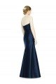 Shop Full Length Strapless Satin Bridesmaid Dress with Lace Sweetheart Neckline Sydney