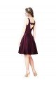 Shop Classic Cocktail Knee Length Satin Bridesmaid Dress / Prom Dress with V Back and Bow Detail Sydney