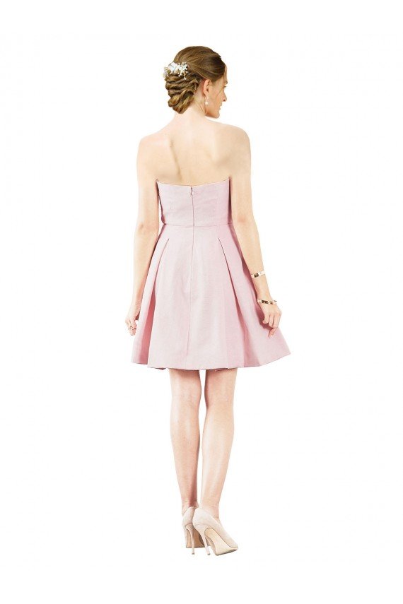 Shop Short Knee Length Sweetheart Satin Cocktail Bridesmaid Dress Sydney