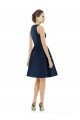 Shop Short Halter Cocktail Length Luxe Satin Cocktail Bridesmaid Dress Sydney
