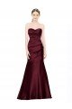 Shop Mermaid Sweetheart Soft Formal Satin Bridesmaid Dress / Prom Dress with Pleats Sydney