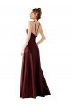 Shop Sleek Satin Bridesmaids Dress with Pockets Sydney