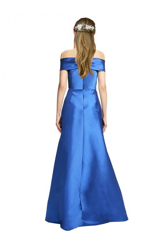 Shop Sleeveless Off the Shoulder Ball Gown Formal Satin Bridesmaid Dress / Prom Dress Sydney