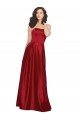 Shop Strapless Satin Bridesmaids Dress with Beaded Pocket and Soft Pleating Sydney