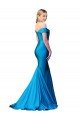 Shop Off the Shoulder Long Chapel Train Formal Satin Bridesmaid Dress / Prom Dress Sydney