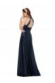 Shop Long Formal Satin Bridesmaid Gown with Halter Neckline Sydney