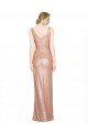 Shop Draped V-Neck Striking Sheath Floor Length Formal Sequin Bridesmaid Dress / Prom Dress Sydney