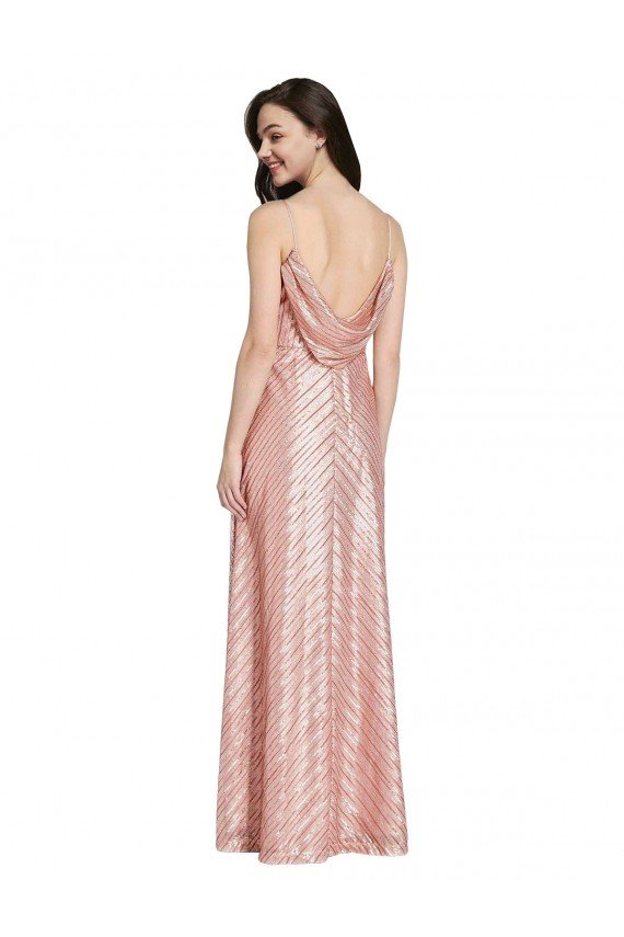 Shop High Neck Low Back Sparkling Formal Sequin Bridesmaid Dress / Prom Dress Sydney