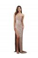 Shop High Slit Scoop Neck Long Formal Sequin Bridesmaid Dress / Prom Dress Sydney