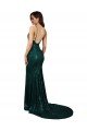 Shop Fishtail Shaped V-Neck Open Back Long Formal Sequin Bridesmaid Dress / Prom Dress Sydney