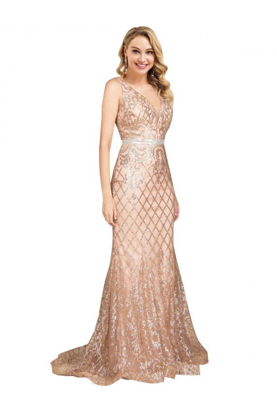 Shop Sleek Long Mermaid Formal Sparkling Sequin Bridesmaid Dress / Prom Dress Sydney