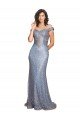 Shop Off the Shoulder Sweetheart Neckline Formal Sequin Bridesmaid Dress / Prom Dress with Thigh High Slit Sydney