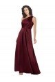 Shop One Shoulder Formal Silky Satin Bridesmaid Dress / Prom Dress with Subtle Pleats Sydney