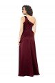 Shop One Shoulder Formal Silky Satin Bridesmaid Dress / Prom Dress with Subtle Pleats Sydney