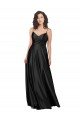 Shop Full Length V-Neckline Formal Silky Satin Bridesmaid Dress / Prom Dress with Full Skirt Sydney