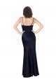 Shop Draped Cowl Neck Formal Silky Satin Bridesmaid Dress / Prom Dress with Skirt Slit Sydney